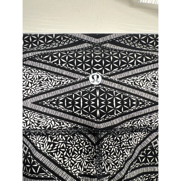 Lululemon Athletica Wunder Under Hi Rise Tight Inked Ice Grey Rose Black Legging - Picture 5 of 9